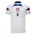 Cheap United States Weston McKennie #8 Home Football Shirt World Cup 2022 Short Sleeve